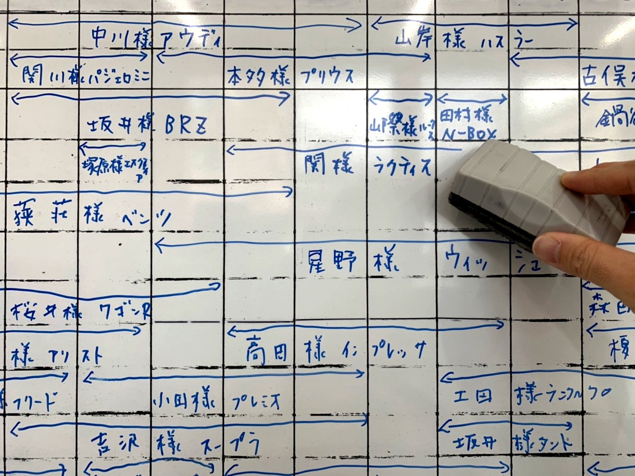 書き消しの手間